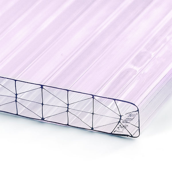 Polycarbonat Stegplatten 16mm X Struktur Iq Relax violett schimmernd