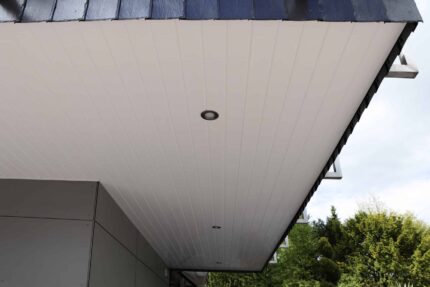 PVC Paneele | Dach - und Wandpaneel | grau - 16/200