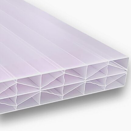 Dacheindeckung opal iq-Relax X Struktur 16 mm Stegplatten Polycarbonat - Alu-Alu