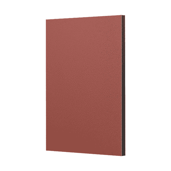 KRONOART® HPL Platte | Keramik Rot | UV-Schutz beidseitig