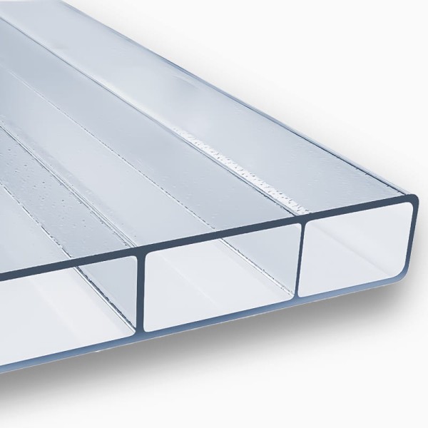 Doppelstegplatten 16 mm Eiskristall farblos Acrylglas - HIGHLUX® SDP 16/32 (Plexiglas® Rohmasse) (Muster)
