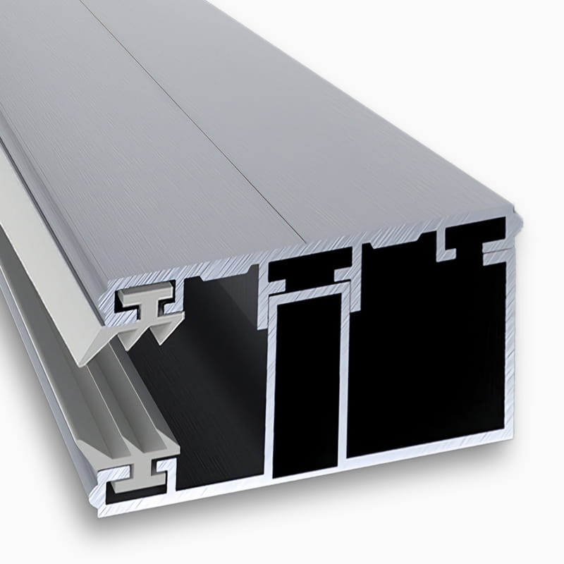 Randkomplettsystem Randsprosse Alu-Alu 60mm | für Stegplatten 16 mm